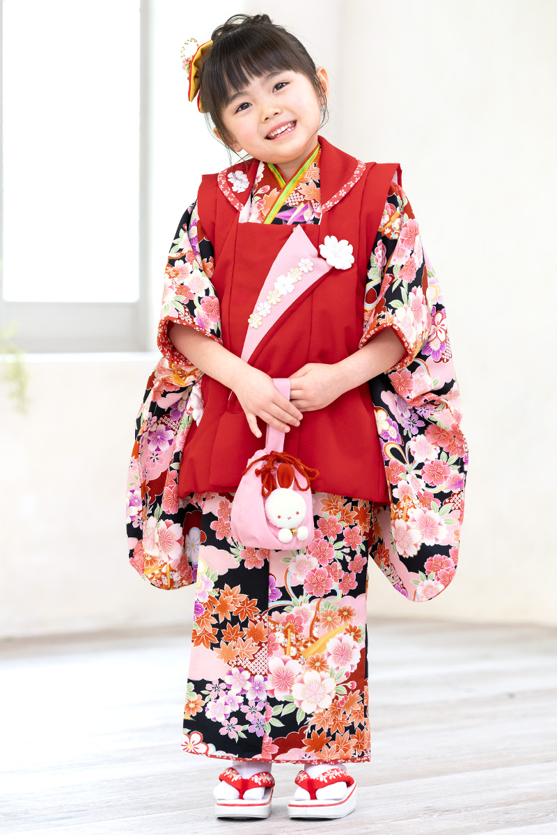3歳,被布,着物,女の子,祝い着,三つ身,753,3才,3才,3歳b