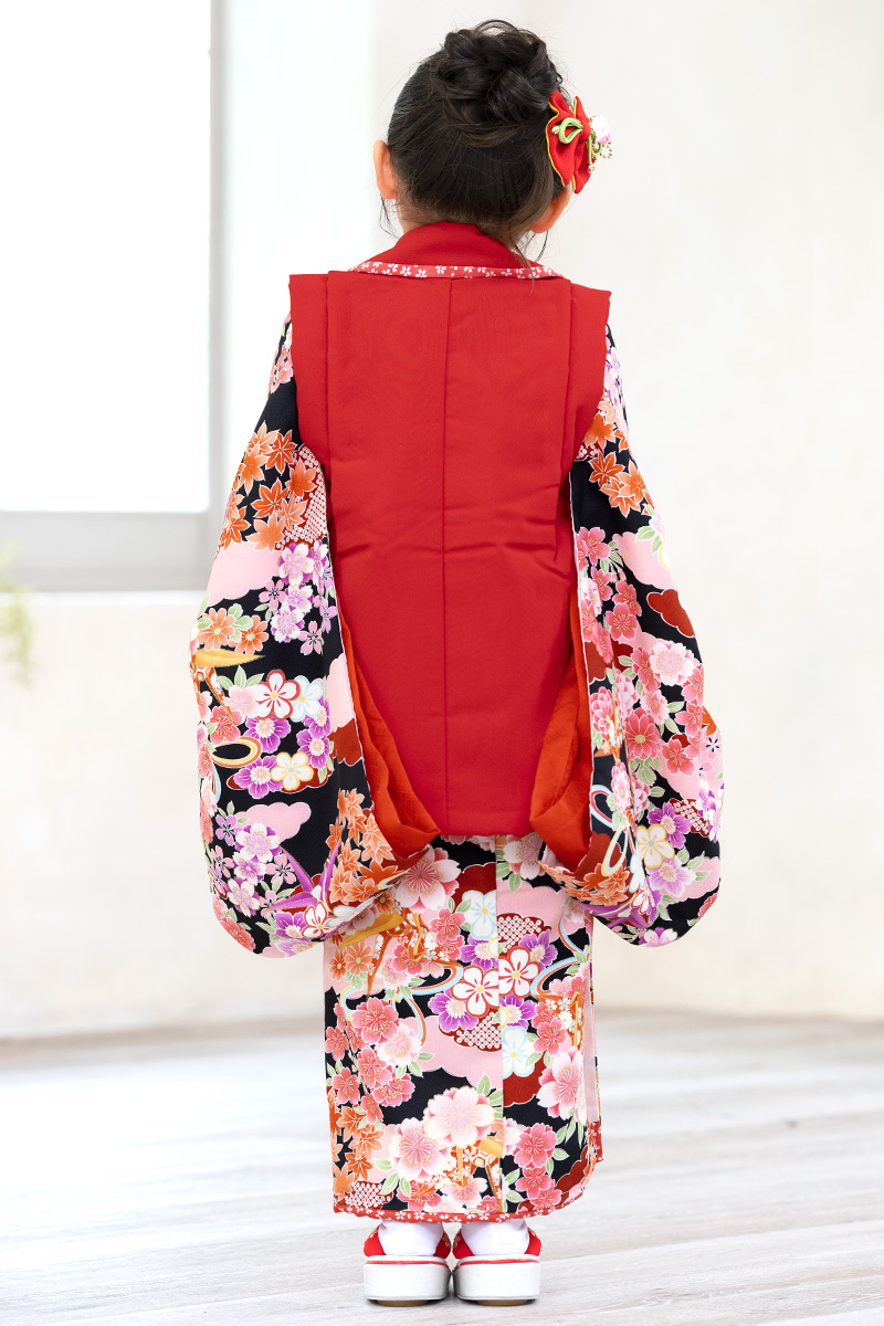3歳,被布,着物,女の子,祝い着,三つ身,753,3才,3才,3歳c
