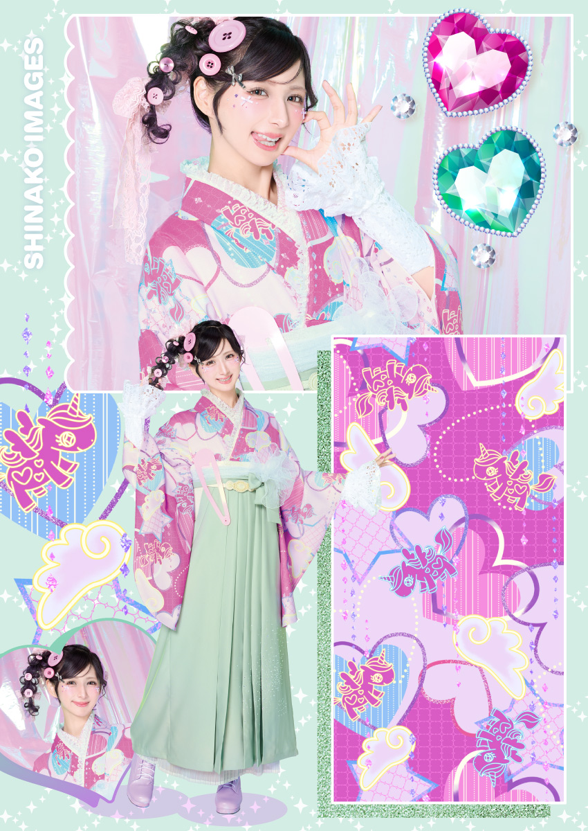 こ*こ様 袴セット　卒業式 レンタル着物DDD844×袴CSZ505 | 【京都さがの館】卒業式袴レンタル