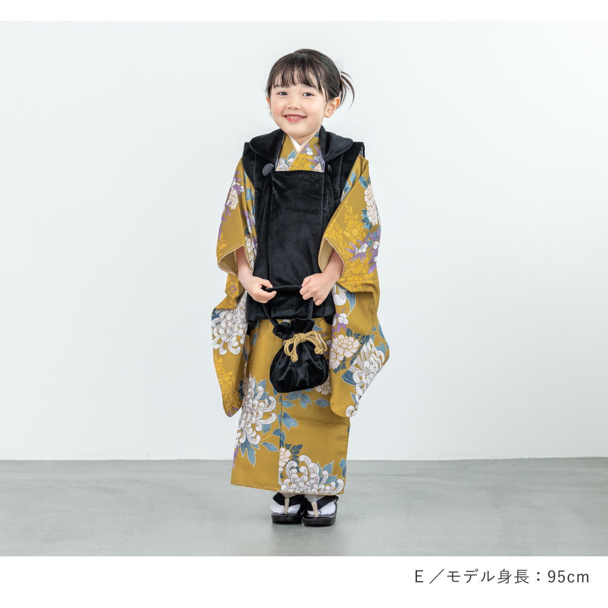 ruru..★［アネモネE］被布3点セット ꕤハンドメイドꕤ 七五三 被布着物セット 753 ひな祭り 5点セット 三歳 衣装| きもの館 創美苑