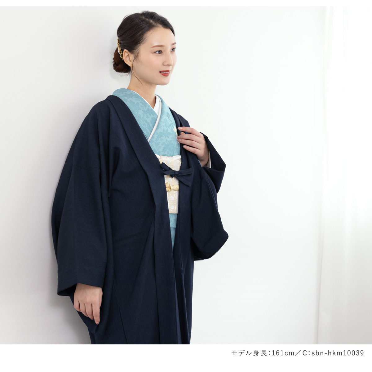 シルクリネン ヘリンボーンの長羽織／羽織（はおり）の仕立て屋・手作り販売・通販