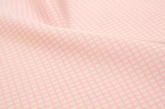シンプルチェックの正絹帯揚げb