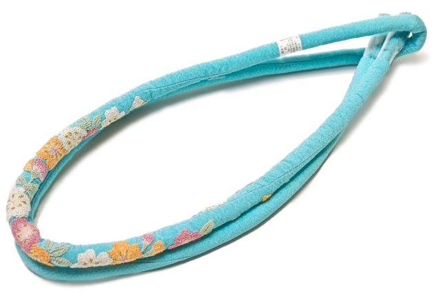 相良刺繍の振袖向け帯締め