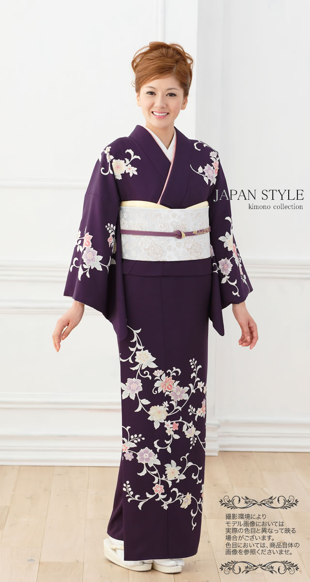 お手入れ簡単の洗える訪問着