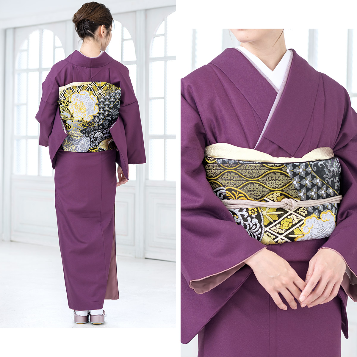 色無地のお着物