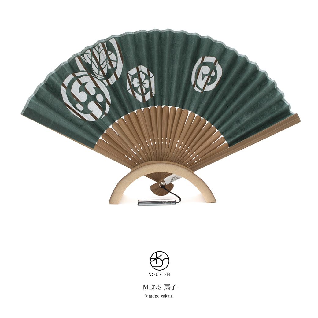 オシャレな切り絵扇子