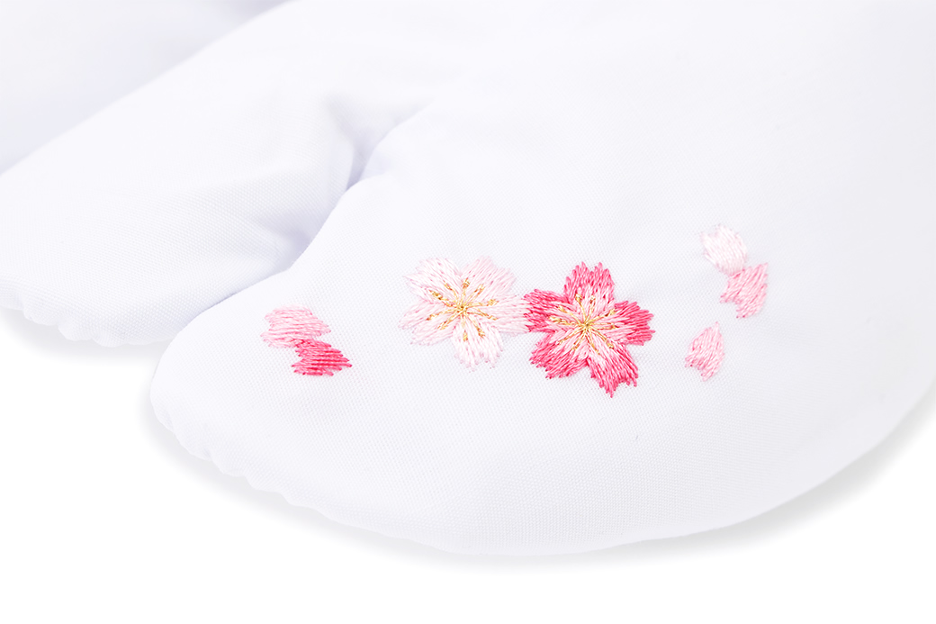 刺繍足袋,白足袋,成人式用,振袖用,結婚式用,婚礼用,袴用詳細