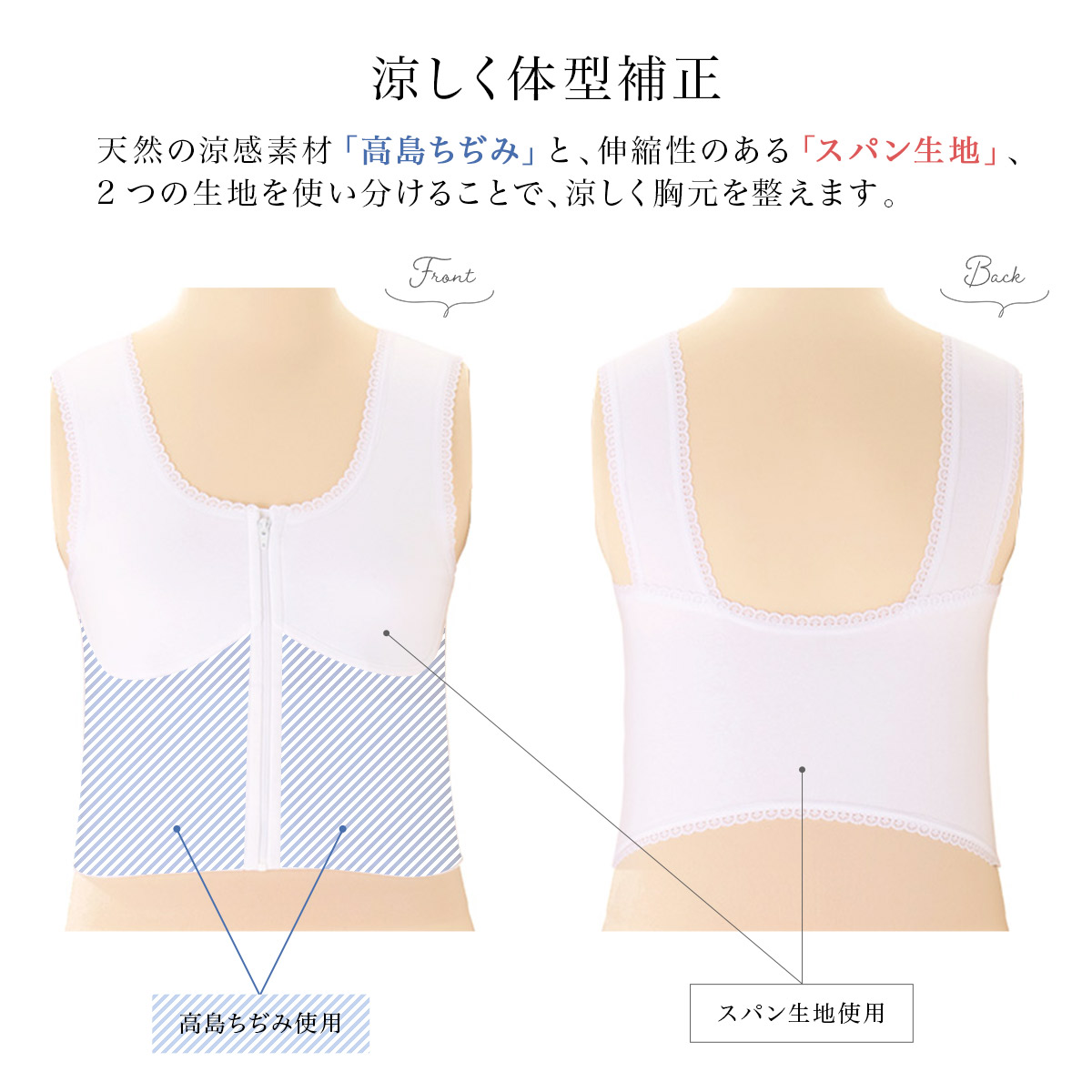 着物姿を美しく魅せる和装ブラジャー