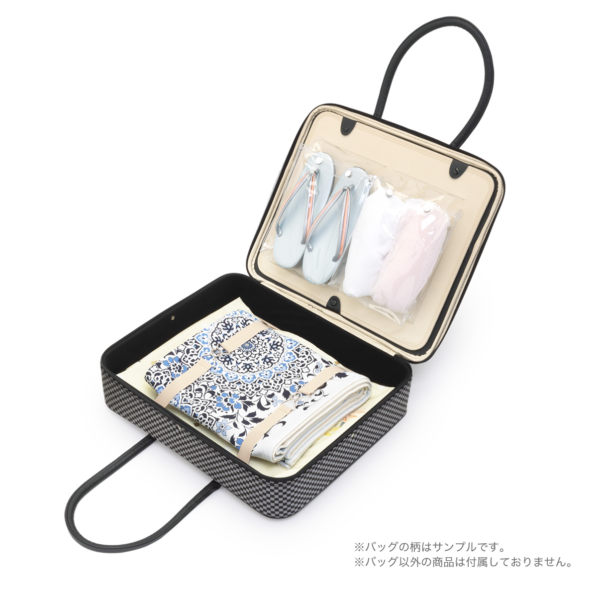 収納力抜群の着物バッグ