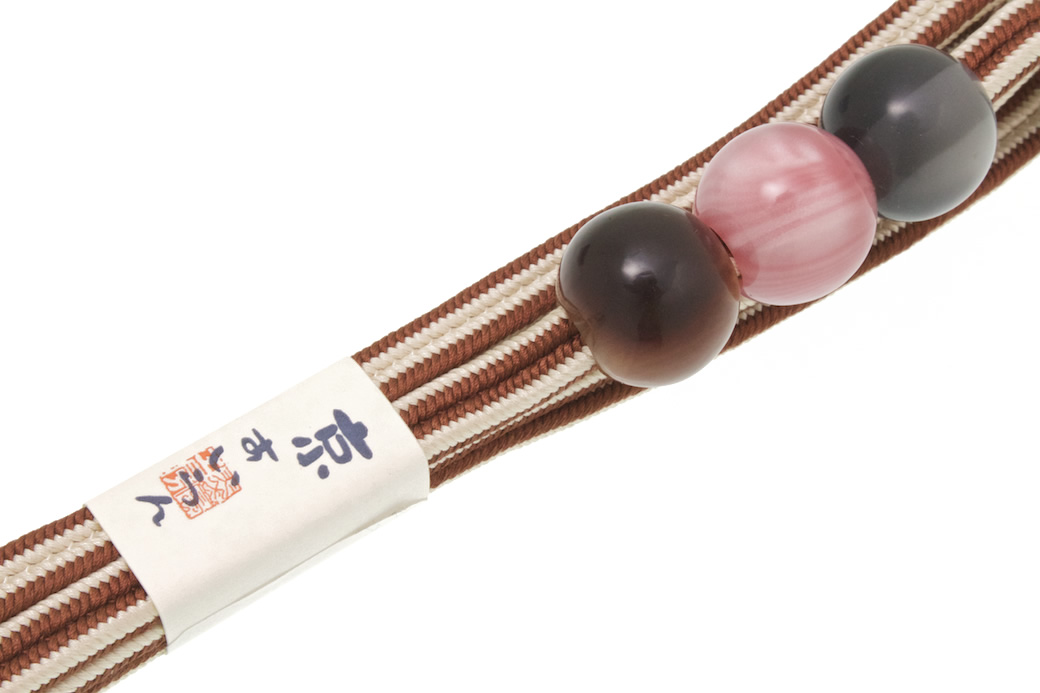 カジュアルな着物にオススメな日本製の正絹帯締め