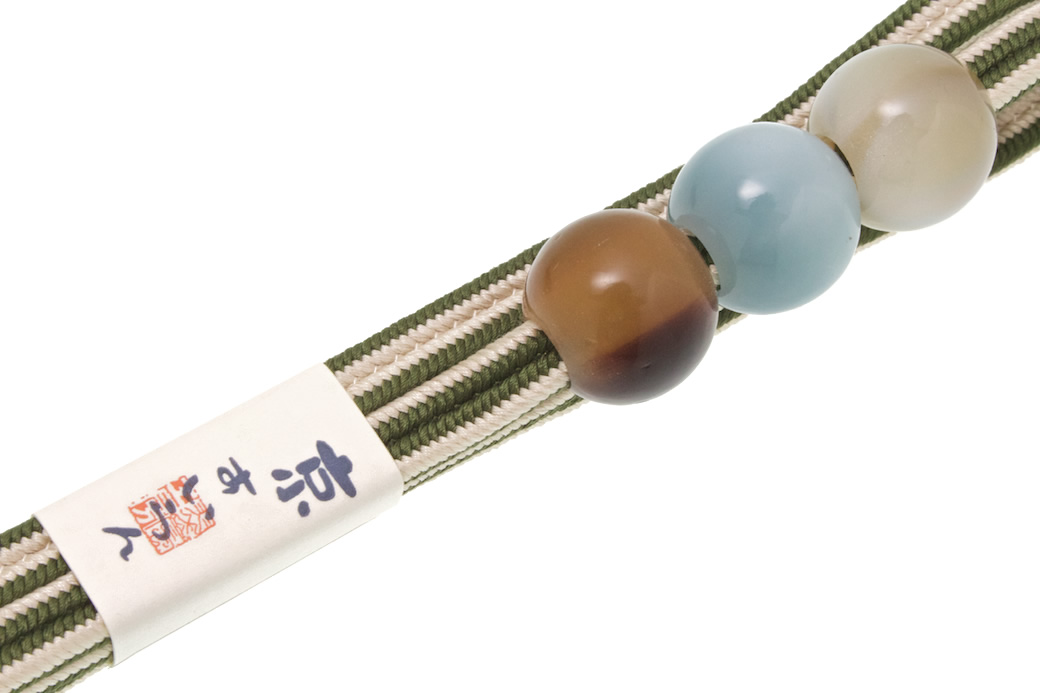 カジュアルな着物にオススメな日本製の正絹帯締め